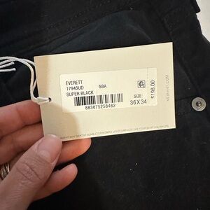 AG Adriano Goldschmied Everett Black Jeans